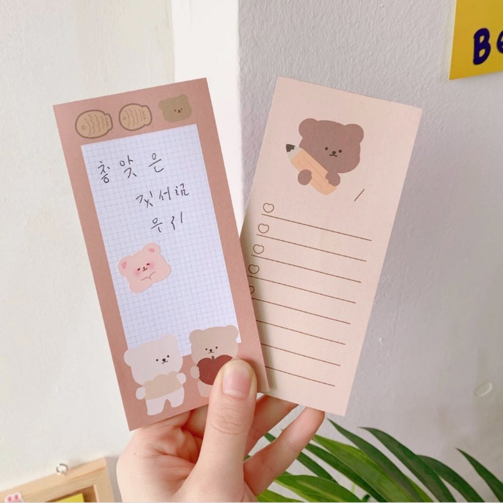 Korean Bear Sticky Notes - Picture 5 of 10
